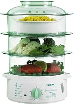 Tefal 6616115P Easy Store Steamer, 3 Tier, White