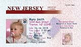 Personalized Baby Drivers License (set of 20) Birth Announcement-New Jersey
