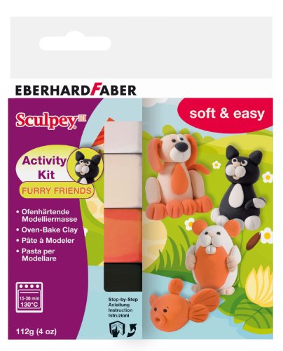 Eberhard Faber 571223 - Modellierset Sculpey Activity Kit Furry Friends Preisvergleich