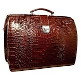 Review   / Jack Georges Croco Collection Classic Briefbag with Shoulder Strap
