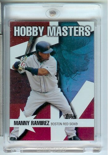 2007 Topps Hobby Masters # 17 Manny Ramirez Boston Red Sox Baseball Card - Shipped in Protective Display Case!