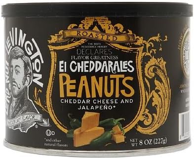 Lord Nut El Cheddarales Cheddar Cheese/Jalapeno Roasted Peanuts 8 oz (Pack of 1)