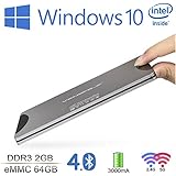 VENSMILE W10 Wintel Mini Desktop Pc Computer Stick 2g 64g Atom Baytrail Cr,z3735f Quad-core (4c/4t) Soc CPU Windows 10 Pocket Computer Xbmc Tv Player with Bluetooth 4.0 Built-in Battery 2.4g 5g Dual Band Wifi