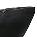 Deconovo Decorative Pillows Case Sofa Pillow Cases 18 x 18 Inch Grey Throw Toss Pillow Covers for Office Dark Grey
