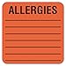 TAB40560 - Tabbies Square Allergies Label