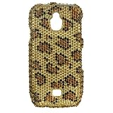 Rhinestones Protector Case for Samsung Exhibit 4G T759, Leopard Print Full  ....