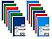 Meadwestvaco 06900 6" X 9-1/2" Spiral 3 Subject Notebook Assorted Colors