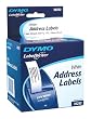 DYMO Address Labels for LabelWriters, 1-1/8" X 3-1/2", 350 Labels/roll, 2 Rolls/Box, 700 Labels (30252)