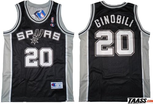 Champion Manu Ginobili San Antonio Spurs Replica NBA Away Trikot