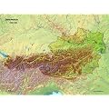 Echt-3D-Landkarte �sterreich