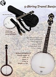 Hohner HTB 5 String Travel Banjo