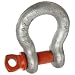 CM MC650G Screw Pin Midland Carbon Anchor Shackle, Hot Galvanized, 1/2" Bail Size, 4409 lbs Load Capacity