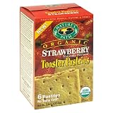 Nature'sPathOrganicToasterPastries,Strawberry(NotFrosted),6-CountBoxes(Packof12)