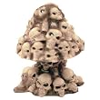 Stack Of Skulls Desktop Lamp