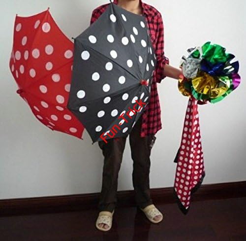 Polka Dot Silk &amp; Umbrella / Magic Tricks/Magic Props/Parasol Production