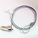 SIENOC Laptop Notebook PC Computer Security Lock 4 digit password protection Anti-theft Color Silver