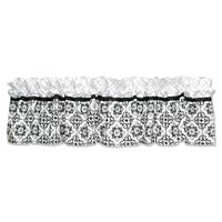 Trend Lab Versailles Black and White Window Valance