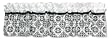 Trend Lab Versailles Black and White Window Valance