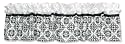 Trend Lab Versailles Black and White Window Valance