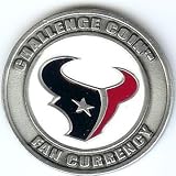 NFL Houston Texas Poker Guard with black velvet pouch