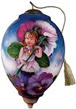 Ne Qwa Art Pansy Beverly Niffenegger 5.5Princess Ornament