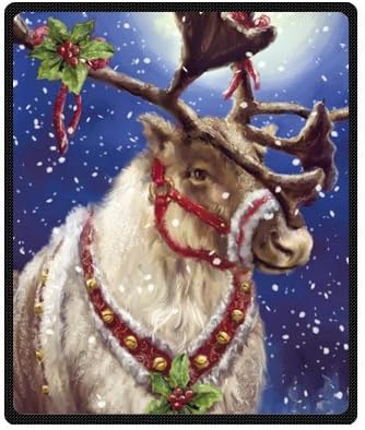 Christmas Soft Fleece Throw Blanket 50" x 60" (Medium) Really Cheap