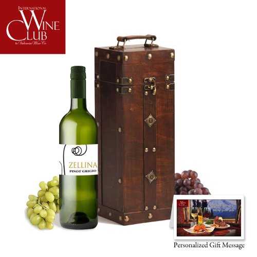 Antique Wood Wine Gift Box - Great gift ideas for business, co-workers, family or friend. Free shipping and delivery right to your door step.