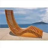 VIFAH V1123 Outdoor FSC Wood Rocker Chair