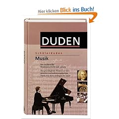 (Duden) Sch�lerduden, Die Musik