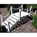 4-ft. Chain Rail Decorative Garden Bridge