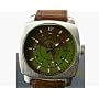 Lorus Dressy Men's Brown Band Army Style Time 24 HR Watch