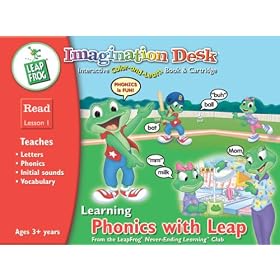 LeapFrog Imagination Desk Interactive Color and Learn Activity Book and Cartridge, Learning Phonics... by LeapFrog