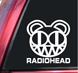 RADIOHEAD Vinyl Decal Sticker - White