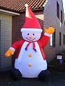 XXL Schneemann ausfblasbar 240cm - 310cm inkl. Motor / Gebläse