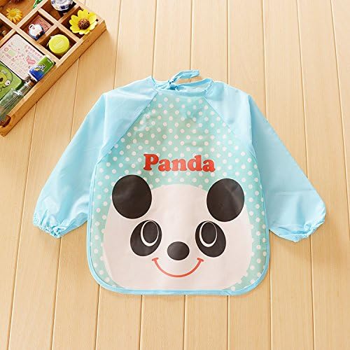 Aridetech 2pcs/lot Toddler Baby Waterproof Sleeved Bib Eat&amp;Play Smock