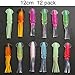 Easy Catch 8-20 Pack 7.5-18cm Luminous Soft Squirt Squids Colorful Scaled Squid Skirts Lures Octopus Trolling Big Game Lure