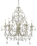 Winterset Collection Antique Cream Five Light Chandelier