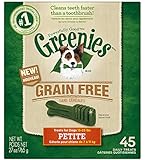 GREENIES Grain Free Dental Chews Petite Treats for Dogs - 27 oz.