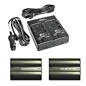 Nikon MH-19 Multi Battery AC/DC Charger with Two (2) EN-EL3a Replacement Li-ion Rechargeable Batteries for Nikon EN-EL3a and EN-EL3 for D50, D70, D70s and D100 SLR Cameras