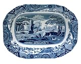 Spode Blue Italian Earthenware 9-1/4-Inch Open Vegetable Dish