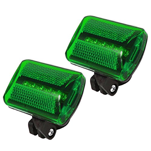 Personal Flashing Safety Light with Belt Clip (Set of 2) - up to 100 hours - Water Resistant