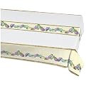 Springtime Wreath Plastic Table Cover