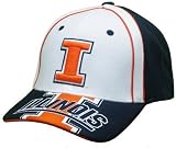 Men`s University of Illinois `Paneled` Flex-Fit Cap