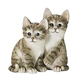 エイチツーオー 2匹の子猫置物 H9592