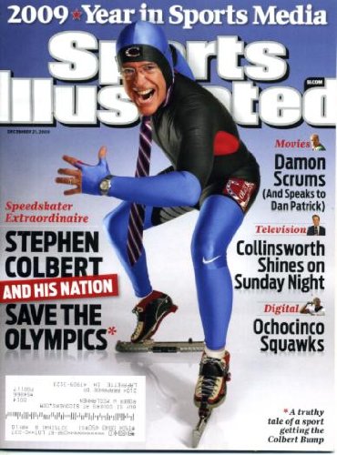 Sports Illustrated December 21 2009 Stephen Colbert on Cover, NFL Punters, Brittney Griner/Baylor, Omri Casspi/Sacramento Kings, Bill Simmons
