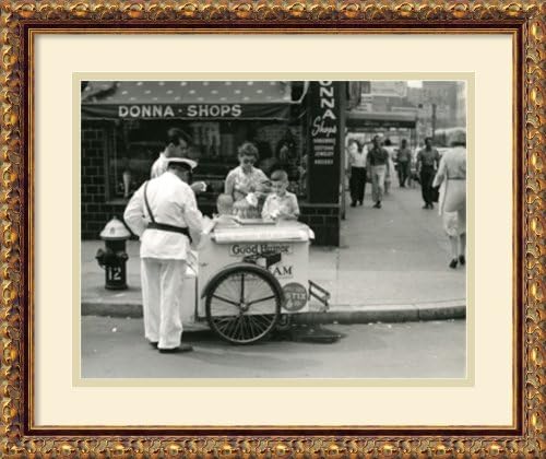 Good Humor Ice Cream Man by Nat Norman Framed