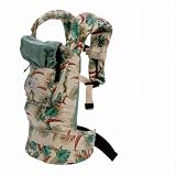 ERGO Baby Carrier Hawaiian Print With Solid Green Lining