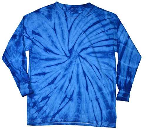 Colortone Tie Dye Long Sleeve Spider T-shirts Kids & Adult