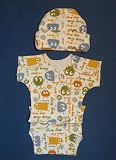 Ooga Booga Diaper Set (Four sizes! Micro preemie 0-3 pounds to 12 pounds), Micro Preemie 0-3 Pounds