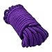 Moonight 32-foot 10m Long soft Silk Rope-Purple Japanese Rope